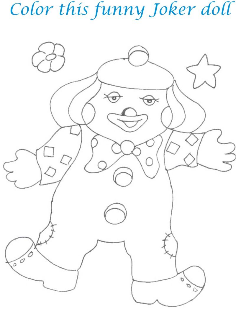 Dolls coloring printable page for kids 16