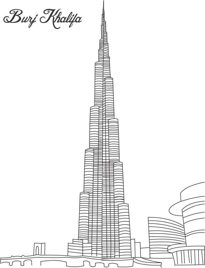 Burj Khalifa Sketch