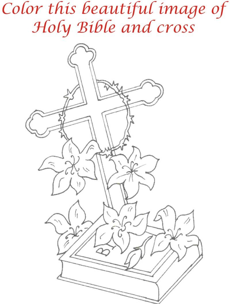 Good Friday coloring printable page for kids 5