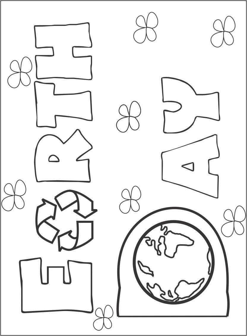 earth day coloring pages for kids - photo #22