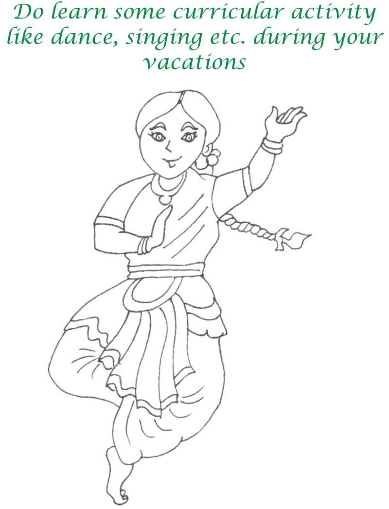 Vacations day printable coloring page for kids 8