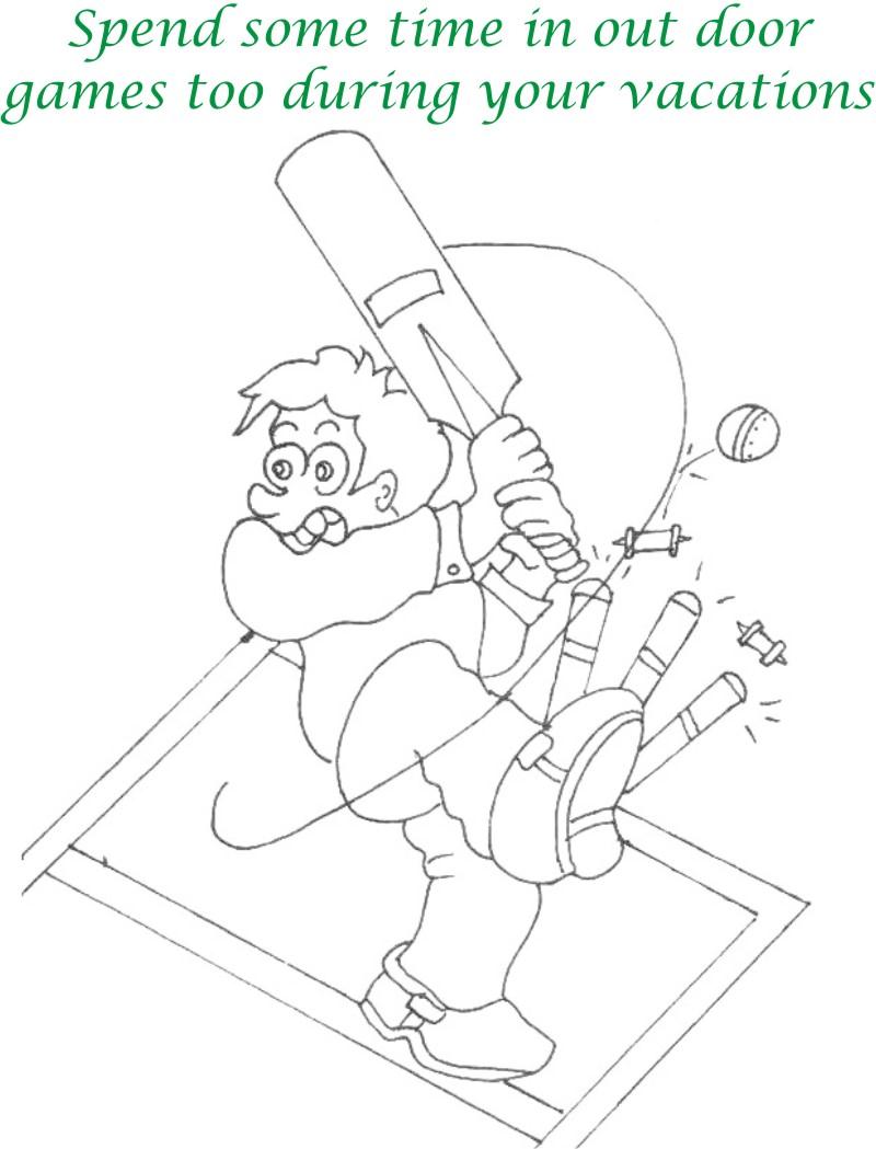 Vacations days printable coloring page for kids 9