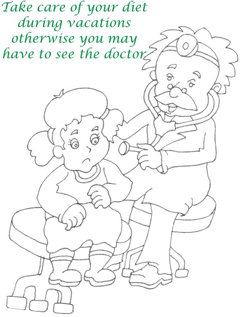 Vacations days printable coloring page for kids 13