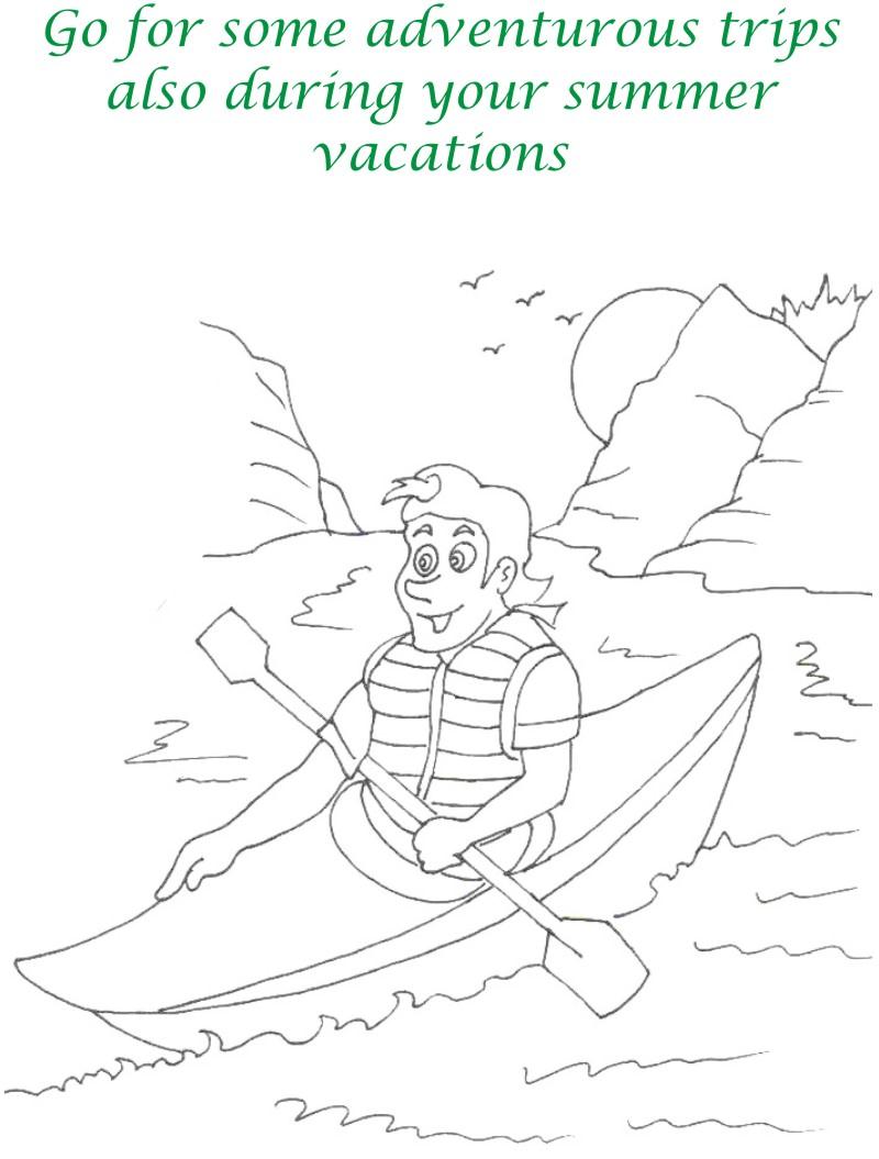 Vacation days printable coloring page for kids 15