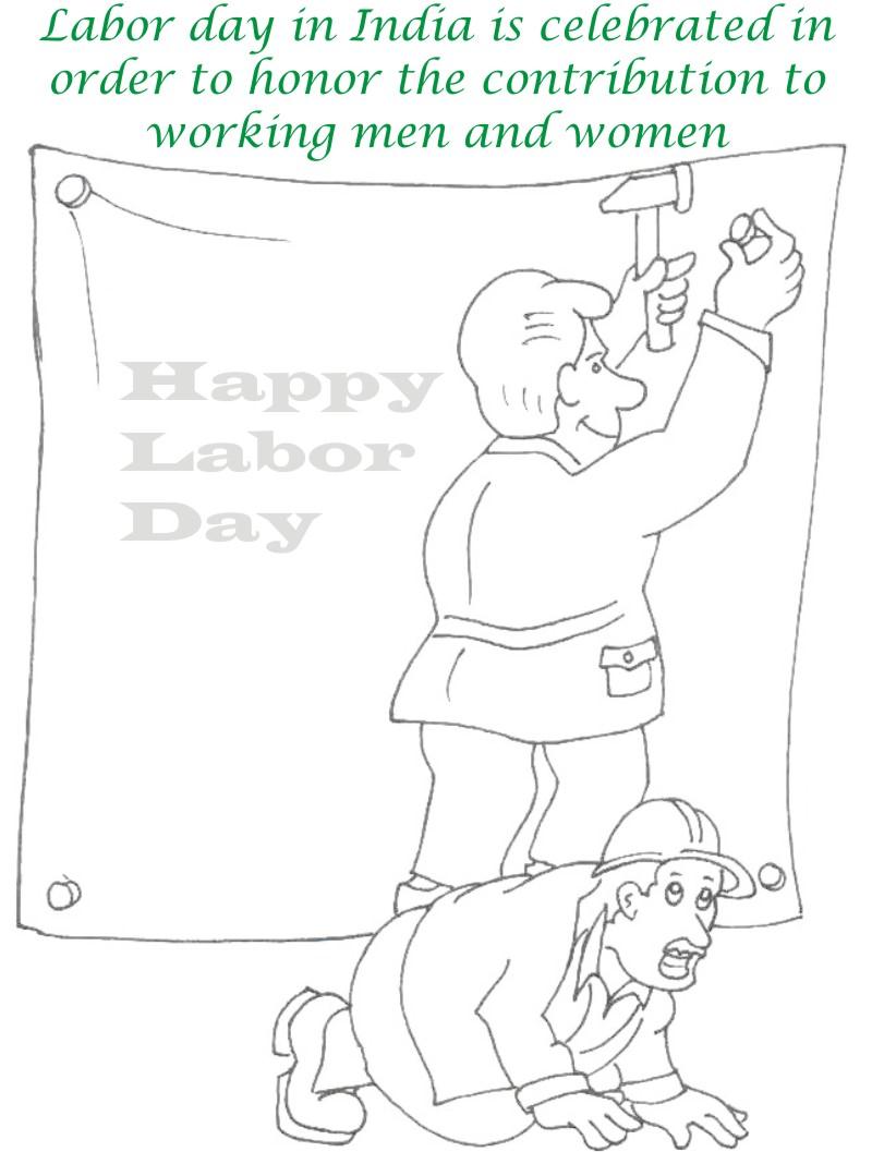 labor day coloring pages for kids - photo #20