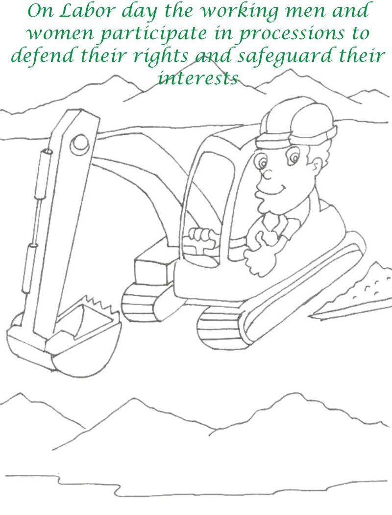 labor day coloring pages for kids - photo #29