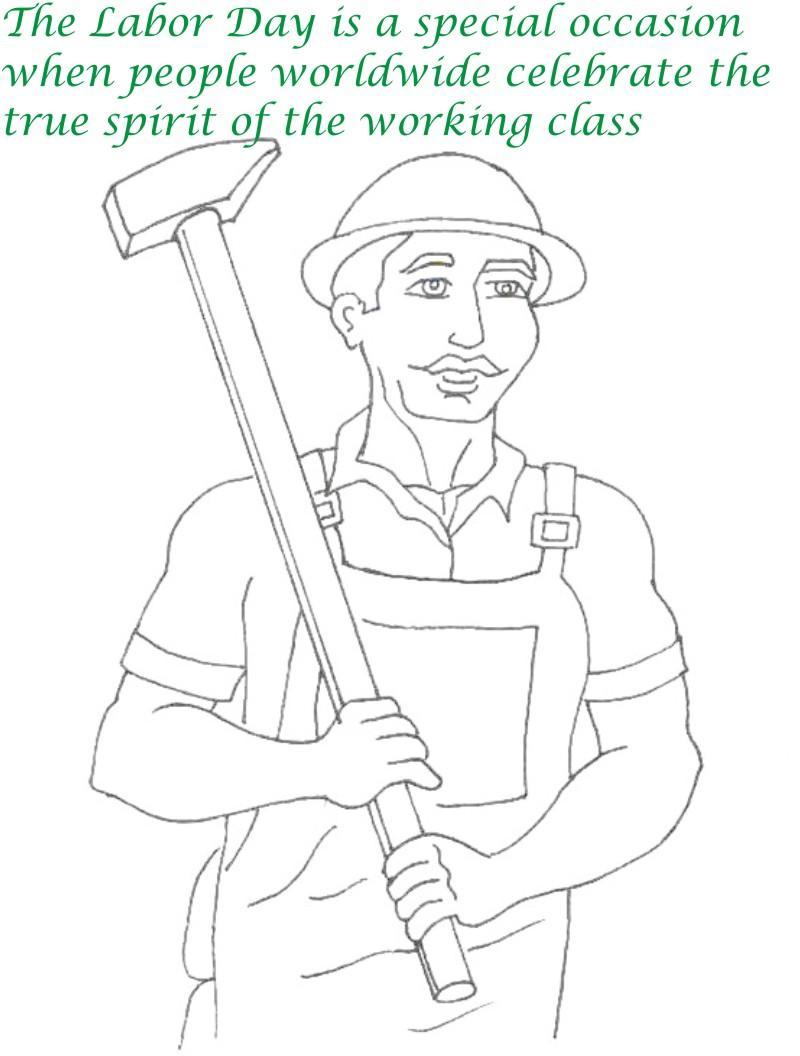 3377 Labor Day printable coloring page kids 12