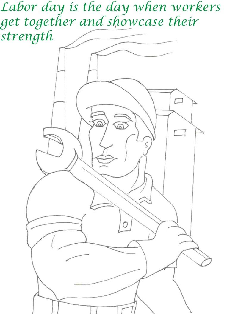 labor day coloring pages for kids - photo #24