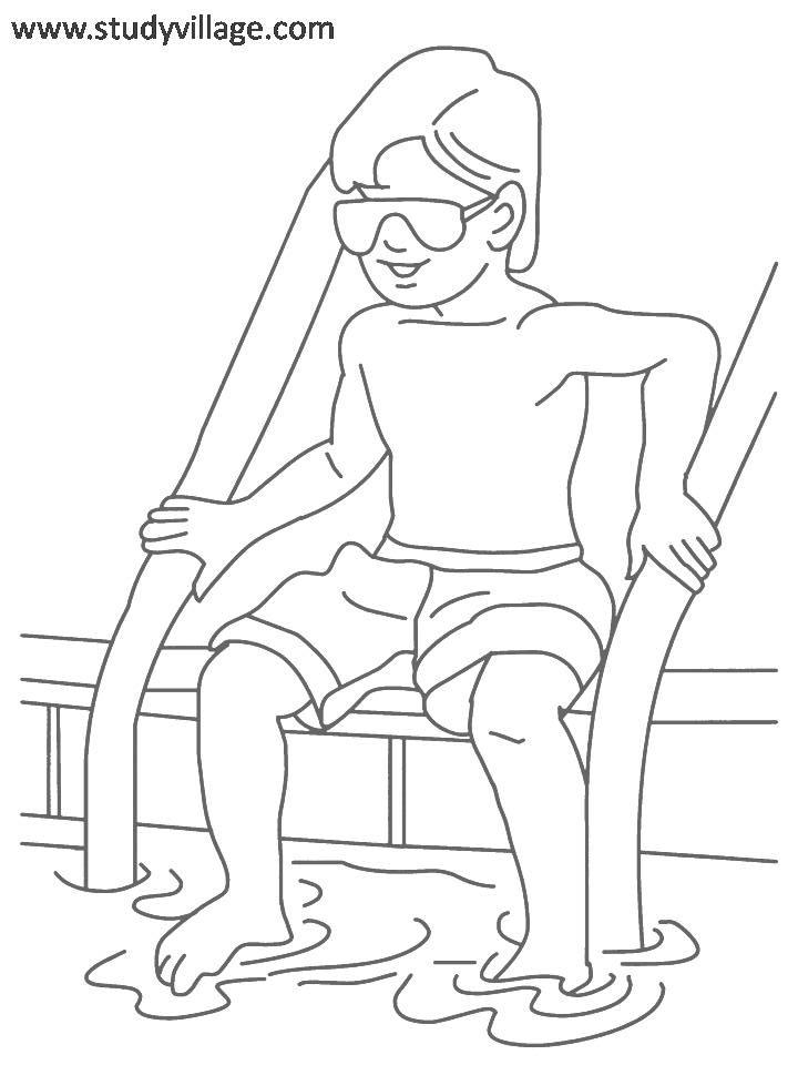 Summer Holidays coloring page for kids 13
