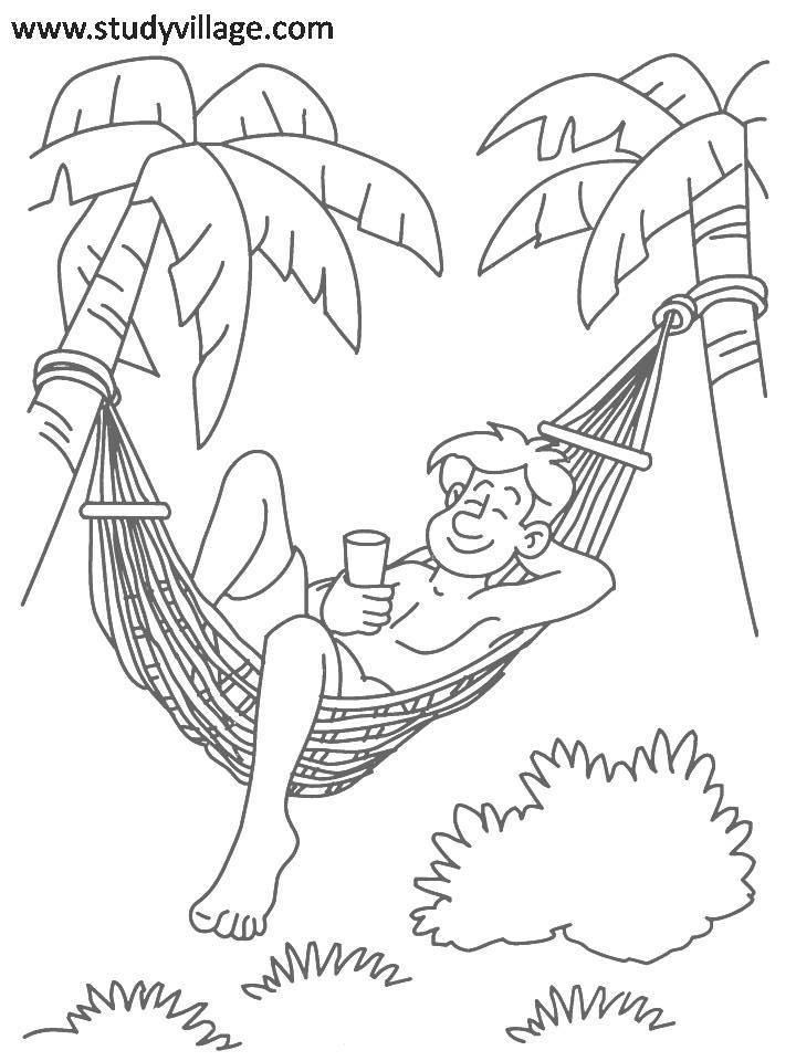 activity village coloring pages summer - photo #23