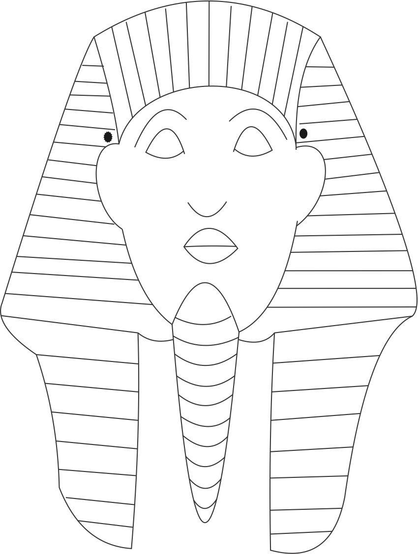 Printable Egyptian Mask | ancient mask coloring pages Printable Egyptian Mask | ancient mask coloring pages