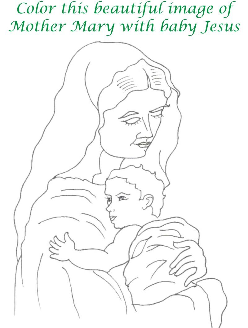 Mothers day printable coloring page for kids 11