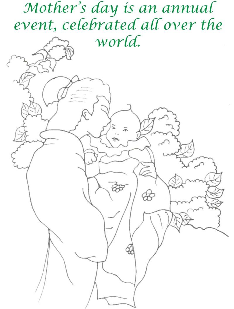 Mothers day printable coloring page for kids 15