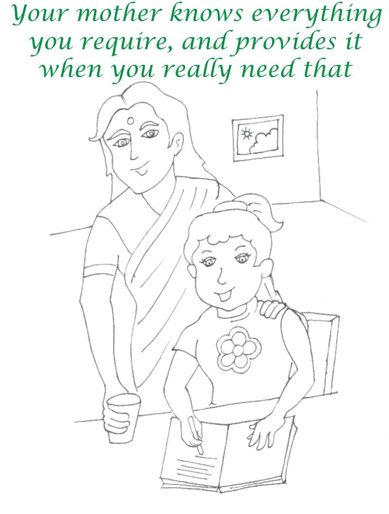 Mothers day printable coloring page for kids 20