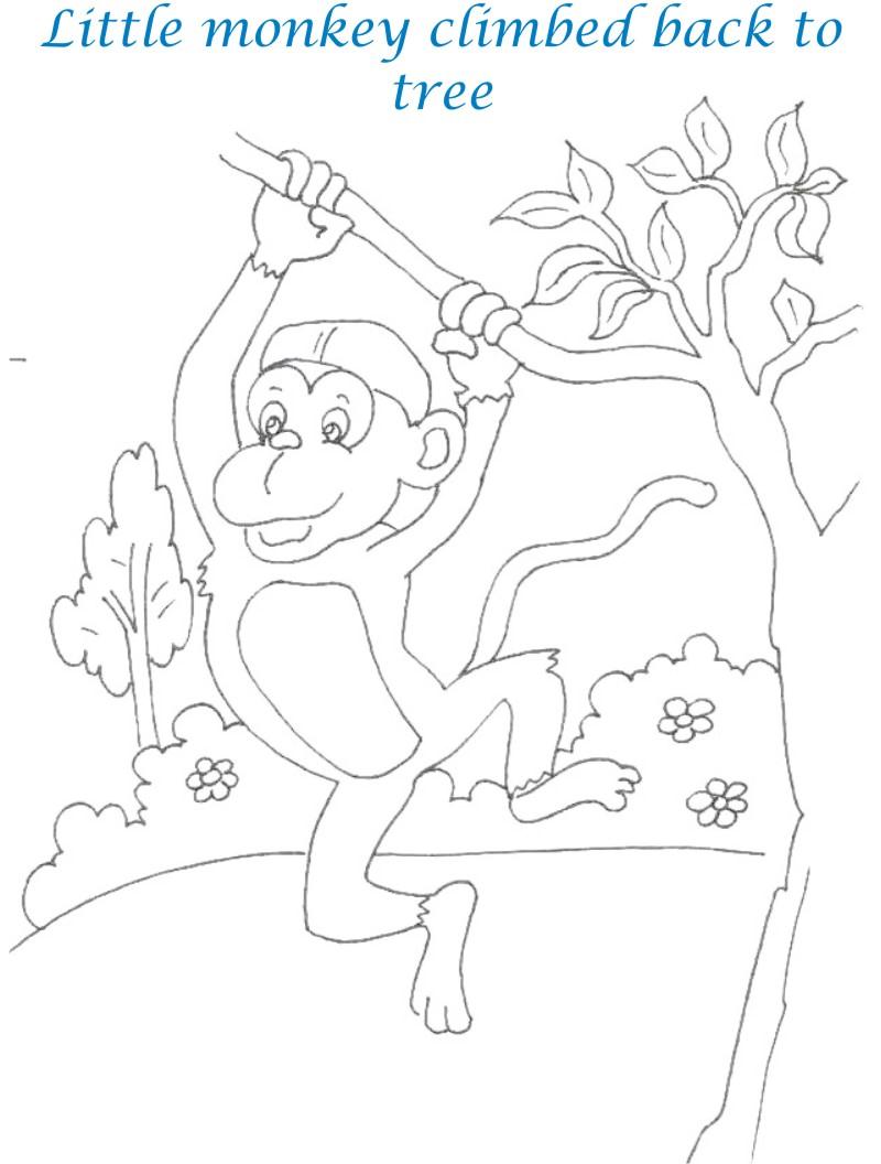 Cap seller story coloring page for kids 12