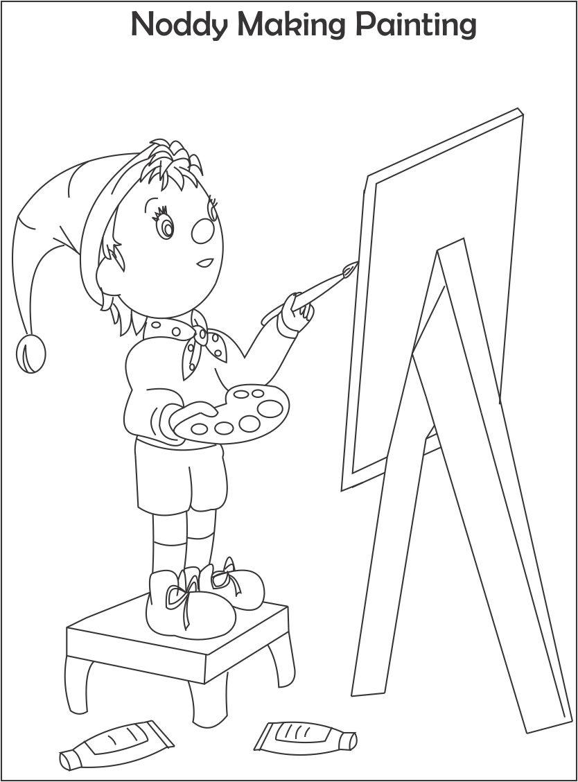 make way for noddy coloring pages - photo #37