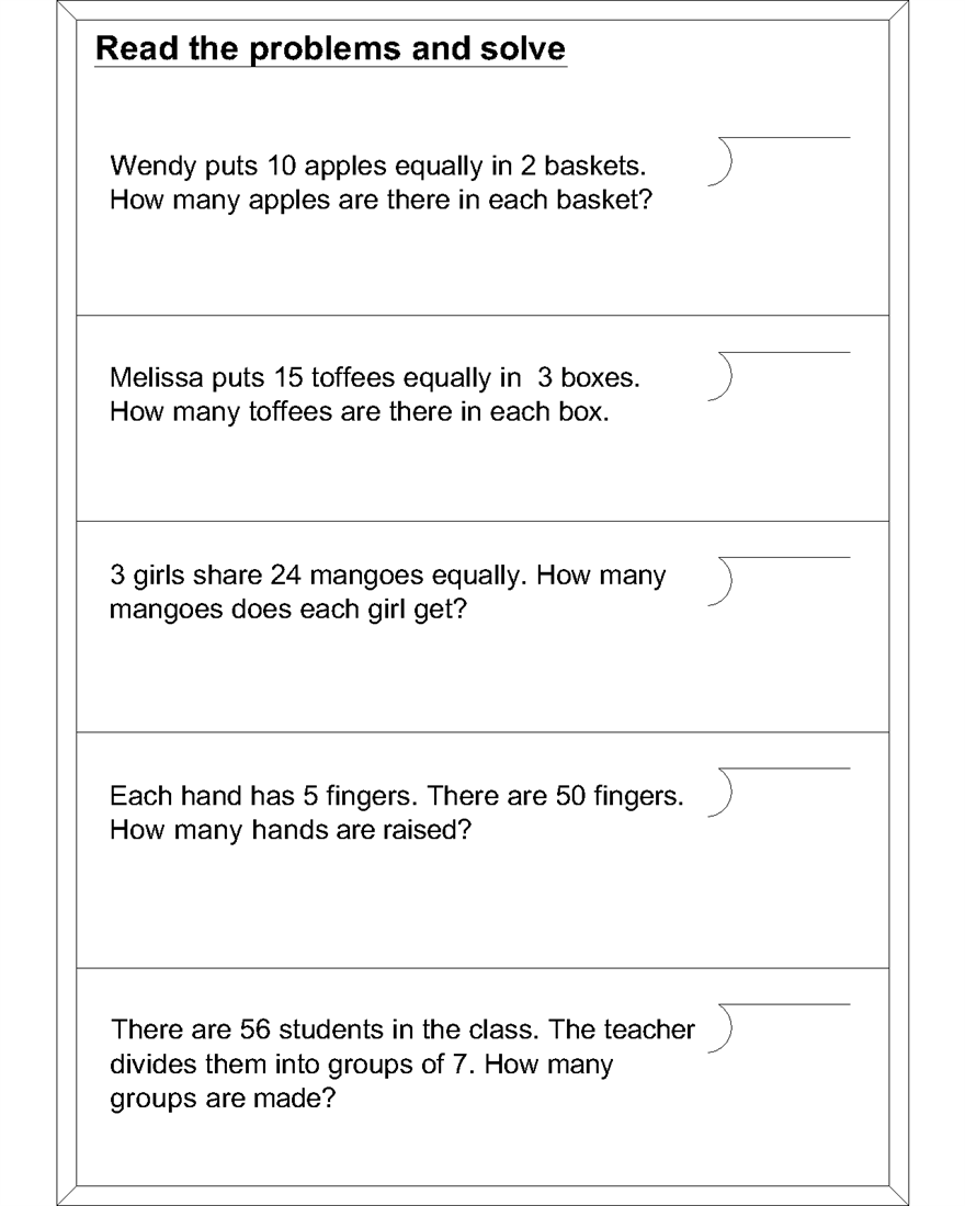 worksheet Math Division Problems math division worksheets