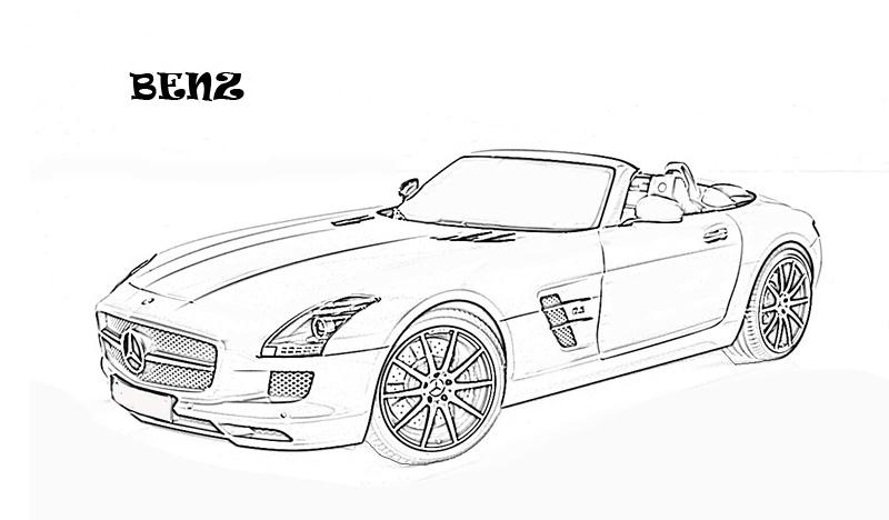 exotic cars printable coloring page for kids 10