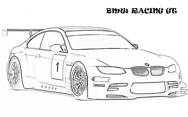 racing cars coloring pages kids bmw m3 - photo #46