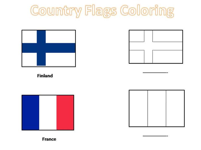 activity village coloring pages flags of countries - photo #49