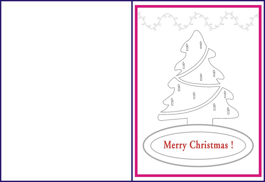 christmas greeting coloring pages - photo #9