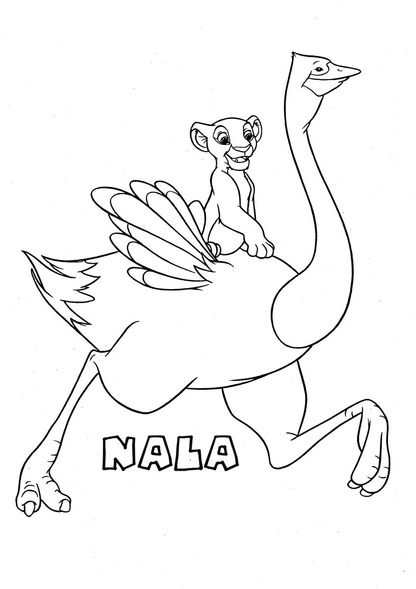 nala lion king coloring pages - photo #39