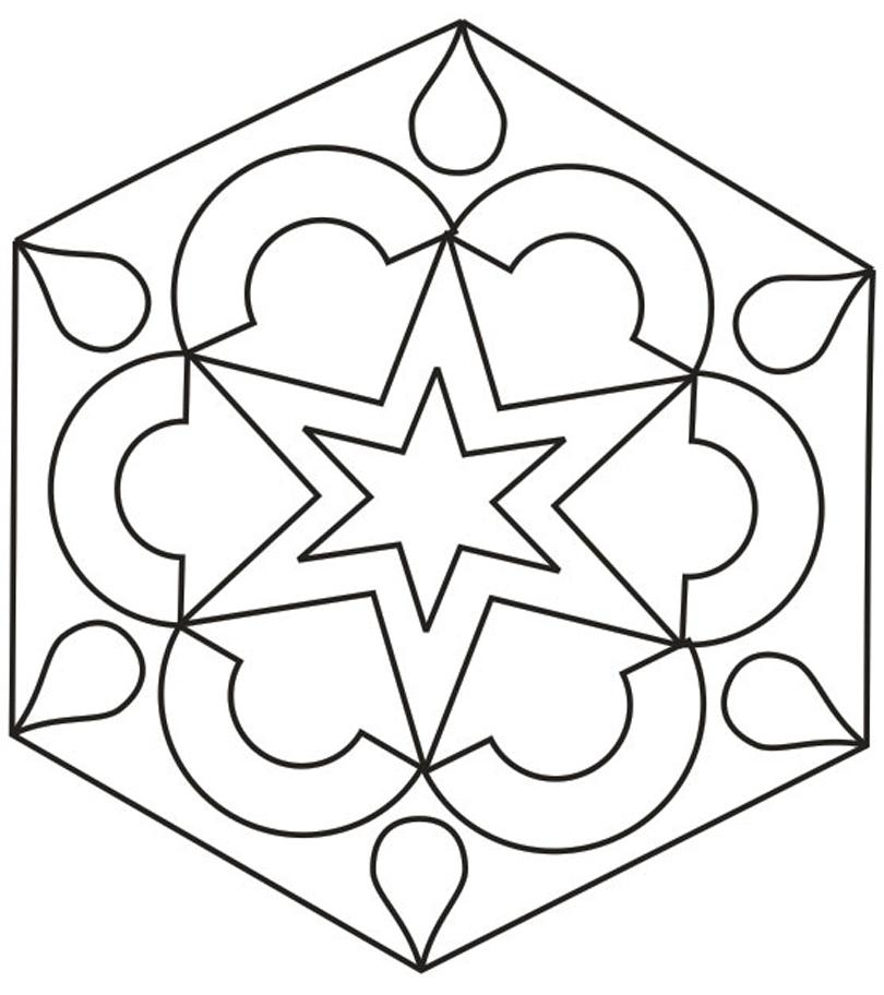 rangoli coloring pages - photo #25