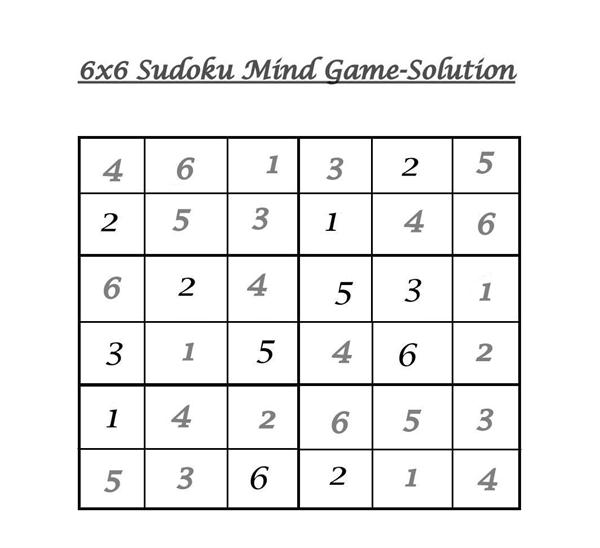 mini sudoku 6x6 solver mini sudoku 6x6 solver