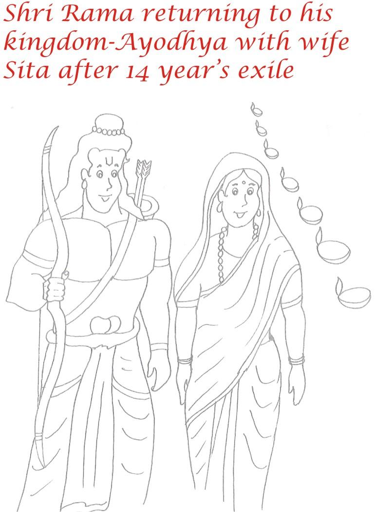 rama coloring pages for kids - photo #33