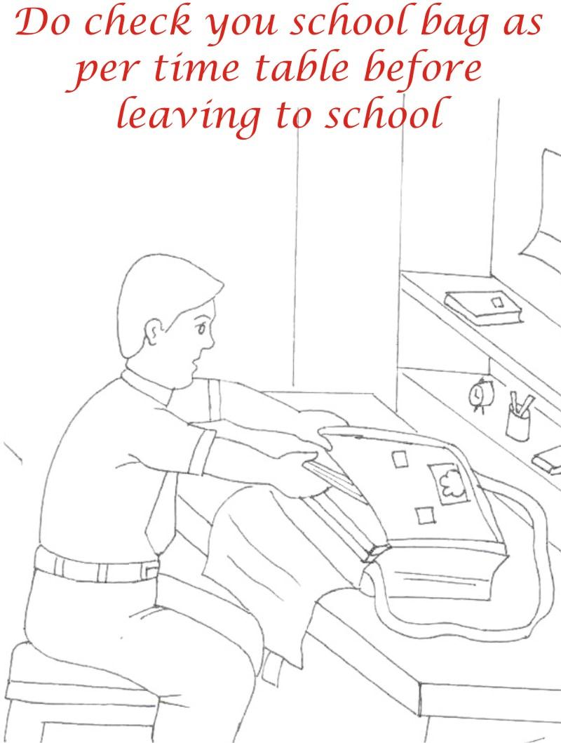 manners coloring pages for kids - photo #11